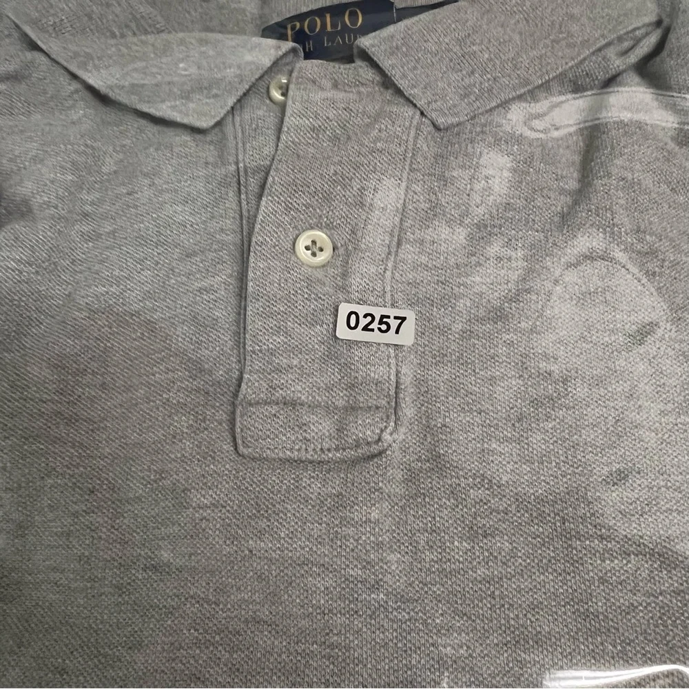 Polo by Ralph Lauren Light Gray Polo Shirt- XXL